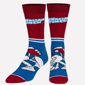 Hawaiian Punch Striped Athletic Crew Socks - NEW Fast Ship